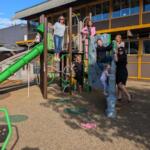 New accessible playground in Vernon made of recycled tires