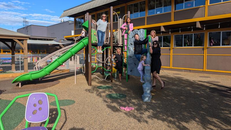 New accessible playground in Vernon made of recycled tires