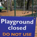 Playground closures during pandemic