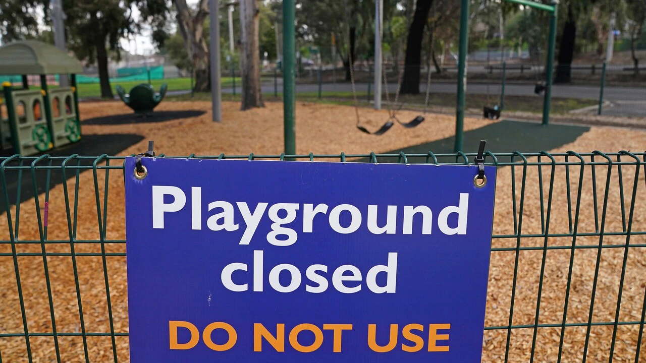 Playground closures during pandemic